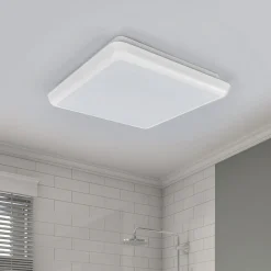 Arcchio LED-kattovalaisin Augustin, 25 x 25 cm, valkoinen, IP54