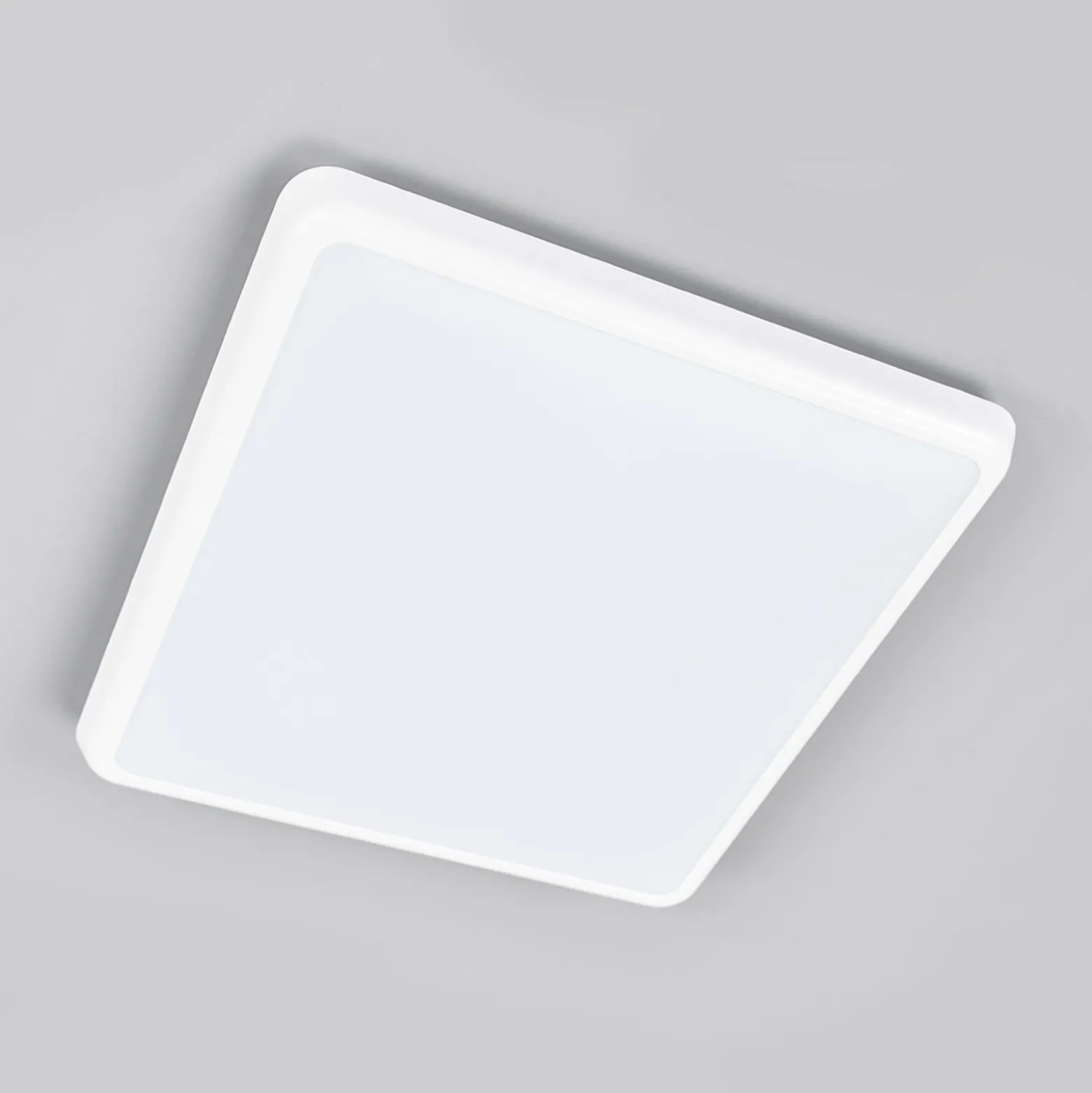 Arcchio LED-kattovalaisin Augustin, 30 x 30 cm, valkoinen, IP54