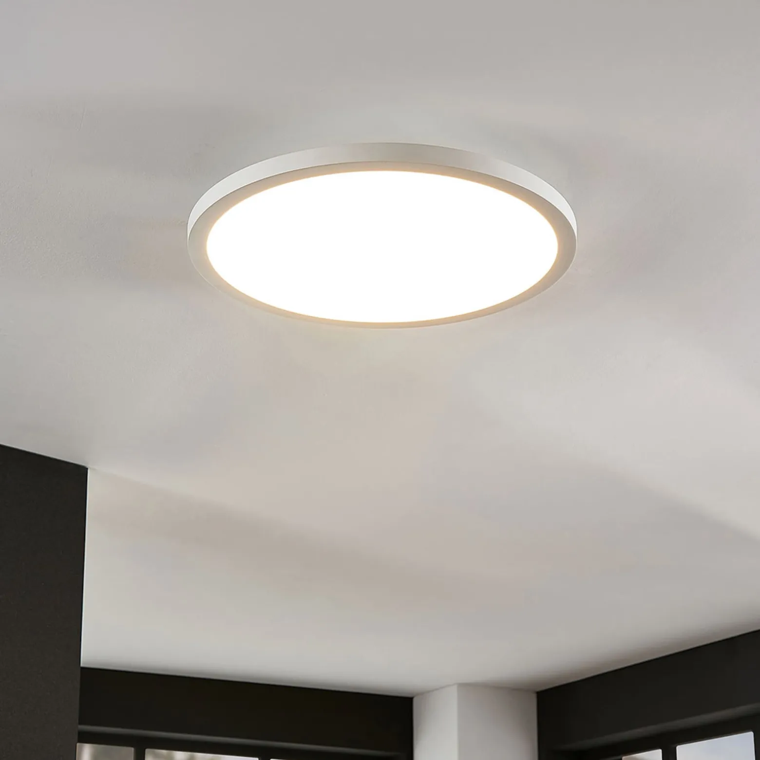 Arcchio LED-kattovalaisin Brenda, Ø 40 cm, CCT, kaukosäädin