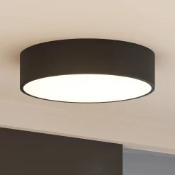 Arcchio LED-kattovalaisin Noabelle, Ø 40 cm, musta, metallia