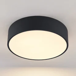 Arcchio LED-kattovalaisin Noabelle, Ø 40 cm, musta, metallia
