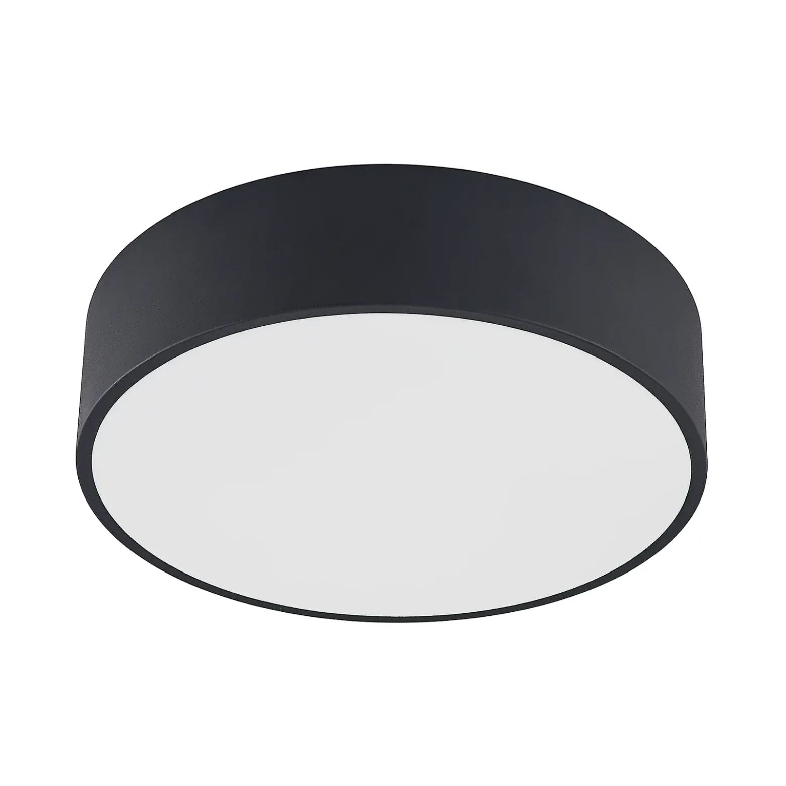 Arcchio LED-kattovalaisin Noabelle, Ø 40 cm, musta, metallia