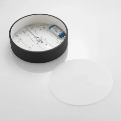 Arcchio LED-kattovalaisin Noabelle, Ø 40 cm, musta, metallia