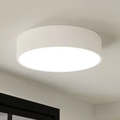 Arcchio LED-kattovalaisin Noabelle, Ø 40 cm, valkoinen, metallia
