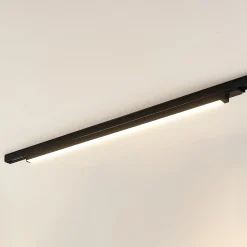 Arcchio LED-kiskovalaisin Harlow, musta, 109 cm, 3 000 K