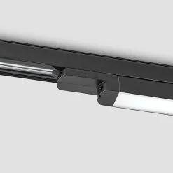 Arcchio LED-kiskovalaisin Harlow, musta, 109 cm, 3 000 K