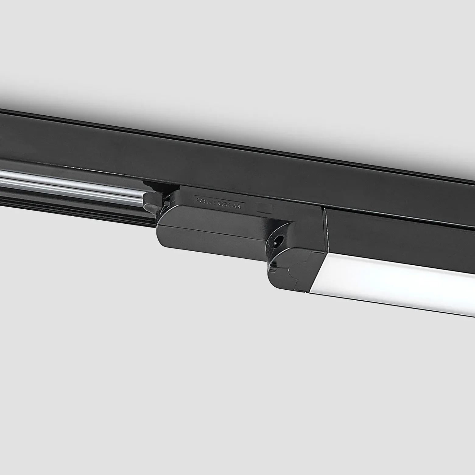 Arcchio LED-kiskovalaisin Harlow, musta, 109 cm, 3 000 K