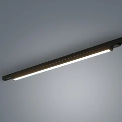 Arcchio LED-kiskovalaisin Harlow, musta, 109 cm, 3 000 K