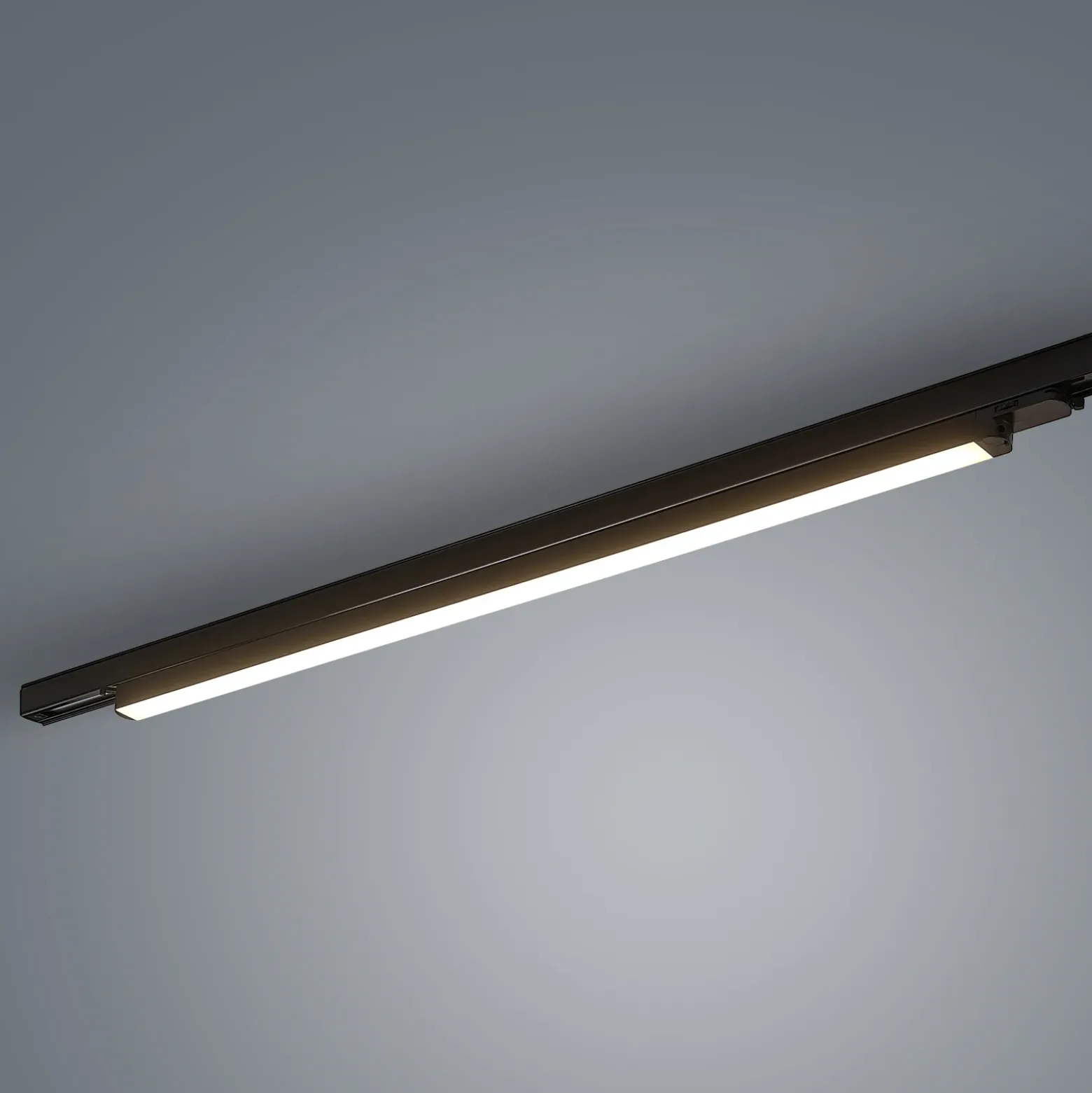 Arcchio LED-kiskovalaisin Harlow, musta, 109 cm, 3 000 K