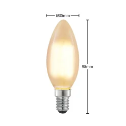 Arcchio LED-kynttilävalaisin E14, 4 W, 2700 K, himmennettävä, 3 kpl:n setti
