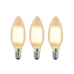 Arcchio LED-kynttilävalaisin E14, 4 W, 2700 K, himmennettävä, 3 kpl:n setti