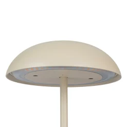Arcchio LED ladattava pöytävalaisin Thenra, beige, seinäkiinnike