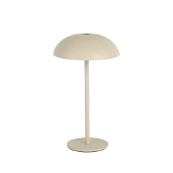 Arcchio LED ladattava pöytävalaisin Thenra, beige, seinäkiinnike