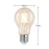 Arcchio LED-lamppu A60, E27, 4 W, 2 700 K, hehkulanka, himmennettävä