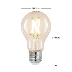 Arcchio LED-lamppu A60, E27, 4 W, 2 700 K, hehkulanka, himmennettävä