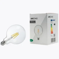 Arcchio LED-lamppu Globe G125 E27 3,8 W 2 700 K hehkulanka