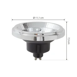Arcchio LED-lamppu GU10 ES111, 11 W, 2 700 K, himmennettävä
