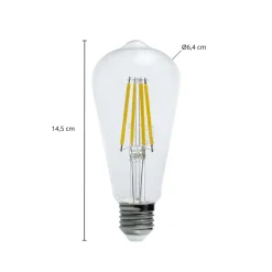 Arcchio LED-lamppu Rustika E27 3,8 W 3 000 K 806 lm kirkas