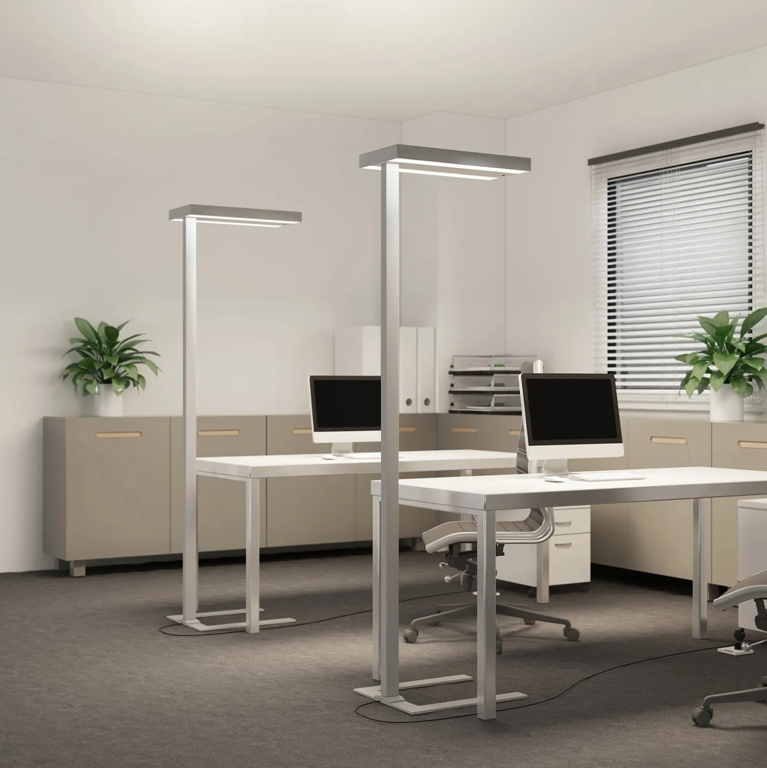 Arcchio LED-lattiavalaisin Logan Ultra, 4000K, sensori, himmennettävä