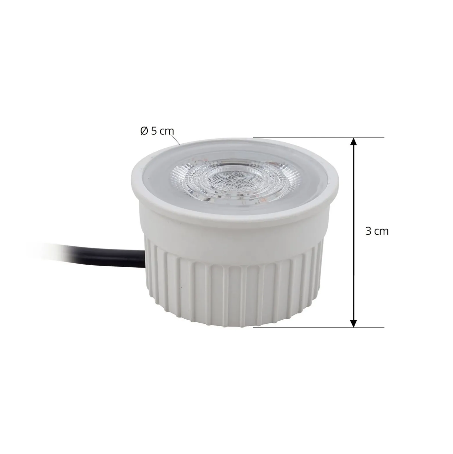 Arcchio LED-moduuli, GU10, 4,9 W, 380 lm, valkoinen, 2700 K, himmennettävä