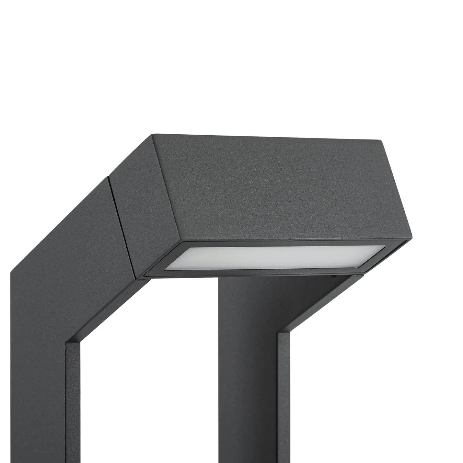 Arcchio LED-pylväsvalaisin Kovato, korkeus 60 cm, tummanharmaa, IP65