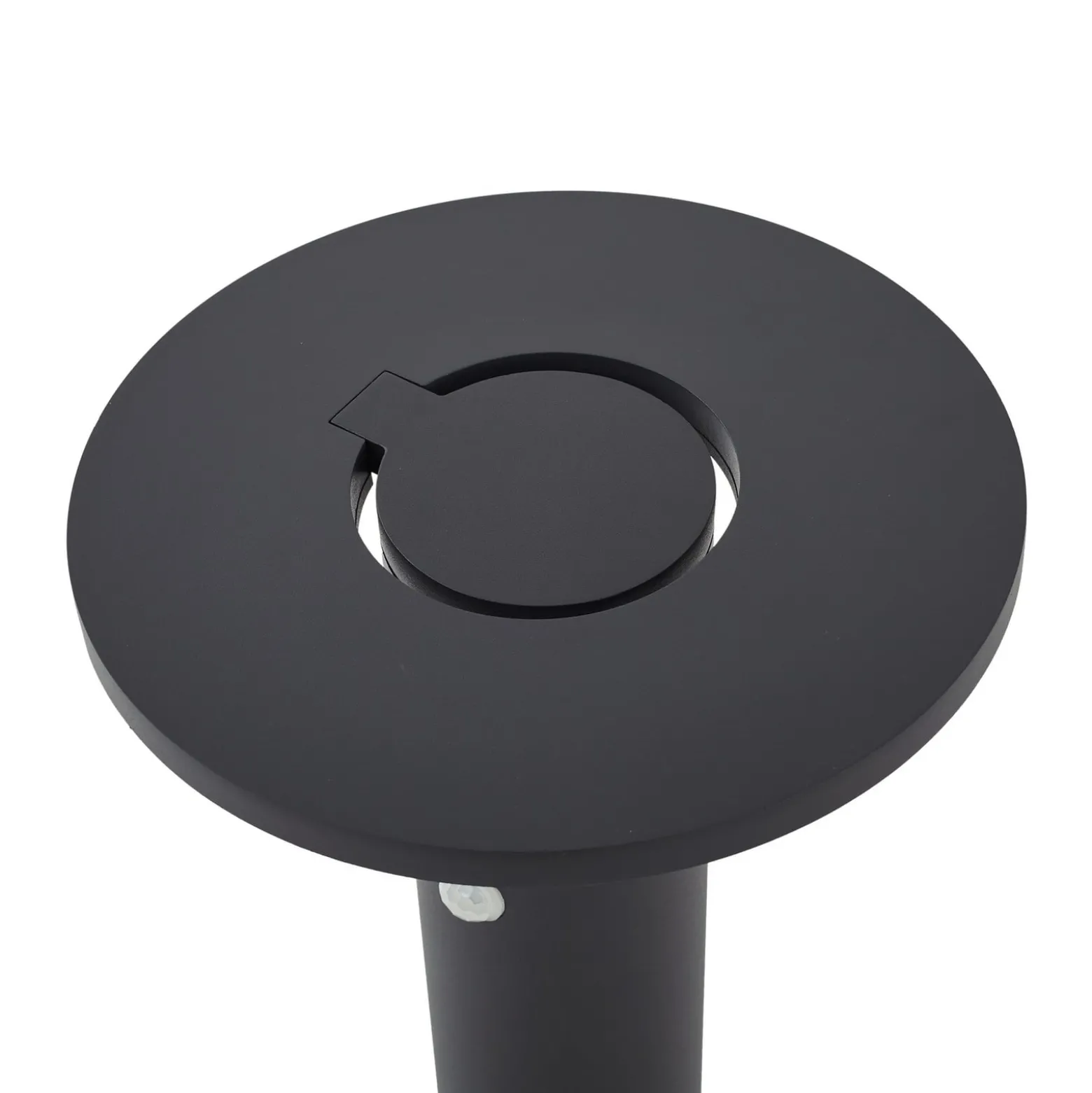 Arcchio LED-pylväsvalaisin Tovio, korkeus 81 cm, anturi, antrasiitti