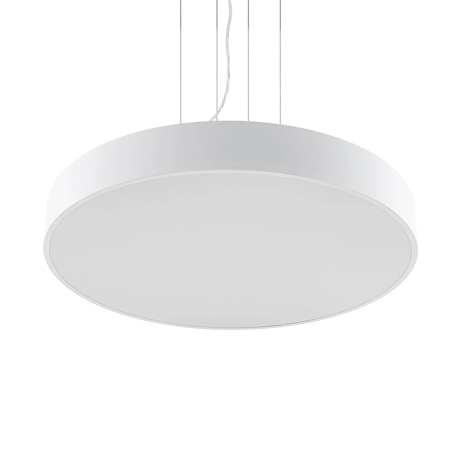 Arcchio LED-ripustusvalaisin Noabelle, Ø 80 cm, valkoinen, metallia