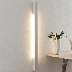 Arcchio LED-seinävalaisin Ivano, 91 cm, valkoinen, alumiini