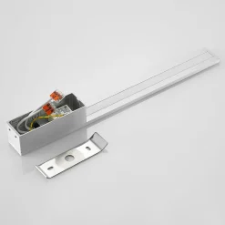 Arcchio LED-seinävalaisin Ivano, korkeus 43 cm, harjattua alumiinia