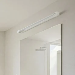 Arcchio LED-seinävalaisin Jora, 90 cm, valkoinen, kääntyvä, IP44