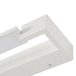 Arcchio LED-seinävalaisin Jora, 60 cm, valkoinen, kääntyvä, IP44