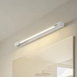 Arcchio LED-seinävalaisin Jora, 60 cm, valkoinen, kääntyvä, IP44