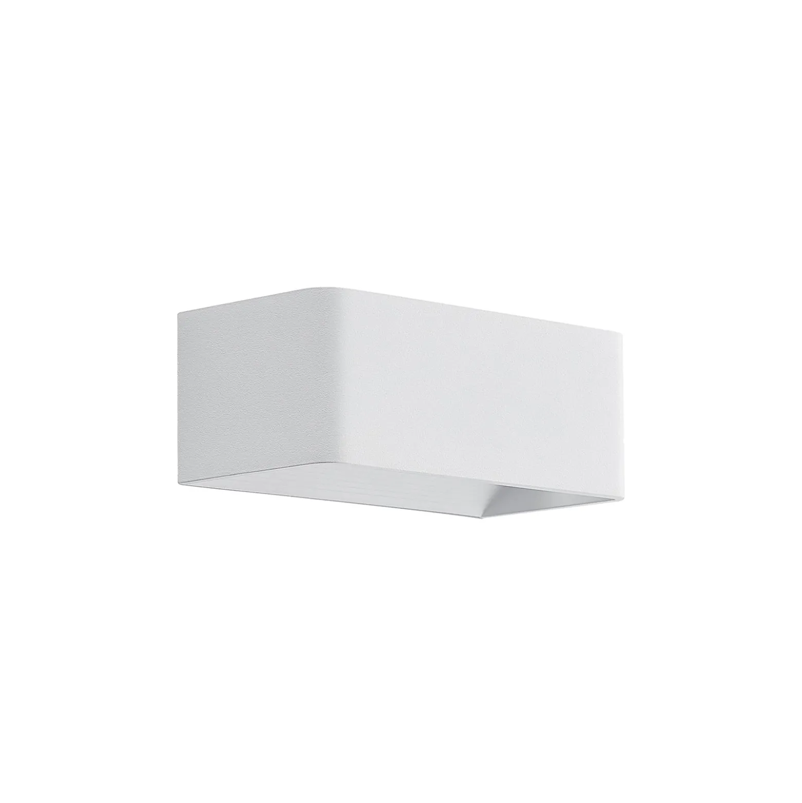 Arcchio LED-seinävalaisin Karam, 20 cm, valkoinen, metalli, ylös/alasvalo