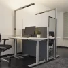 Arcchio LED-toimiston lattiavalaisin Jolinda, hopea, CCT, anturi,