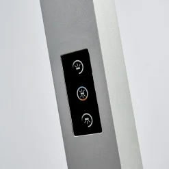 Arcchio LED-toimiston lattiavalaisin Jolinda, hopea, CCT, anturi,