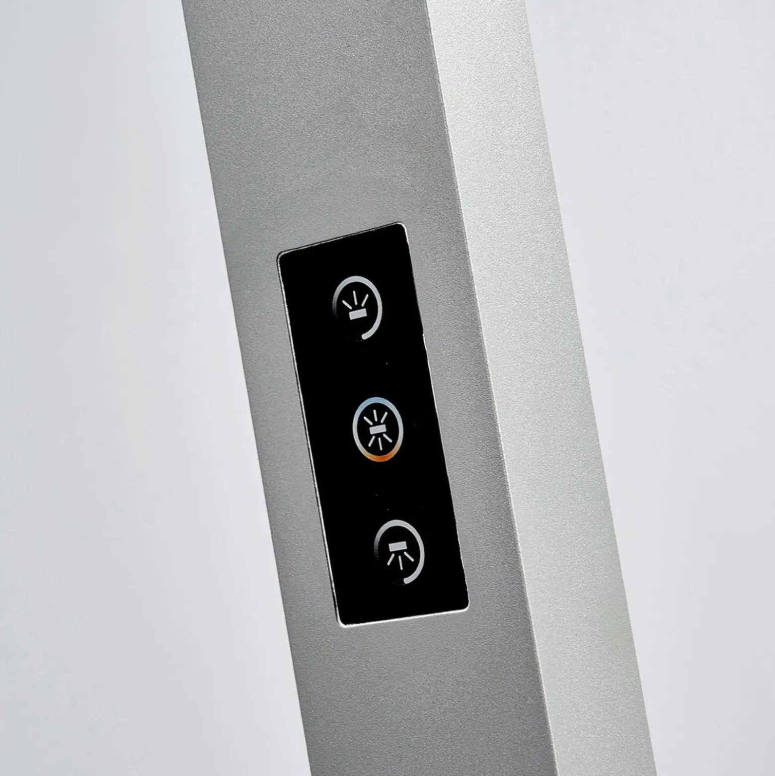 Arcchio LED-toimiston lattiavalaisin Jolinda, hopea, CCT, anturi,