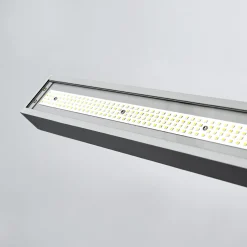 Arcchio LED-toimiston lattiavalaisin Jolinda, hopea, CCT, anturi,
