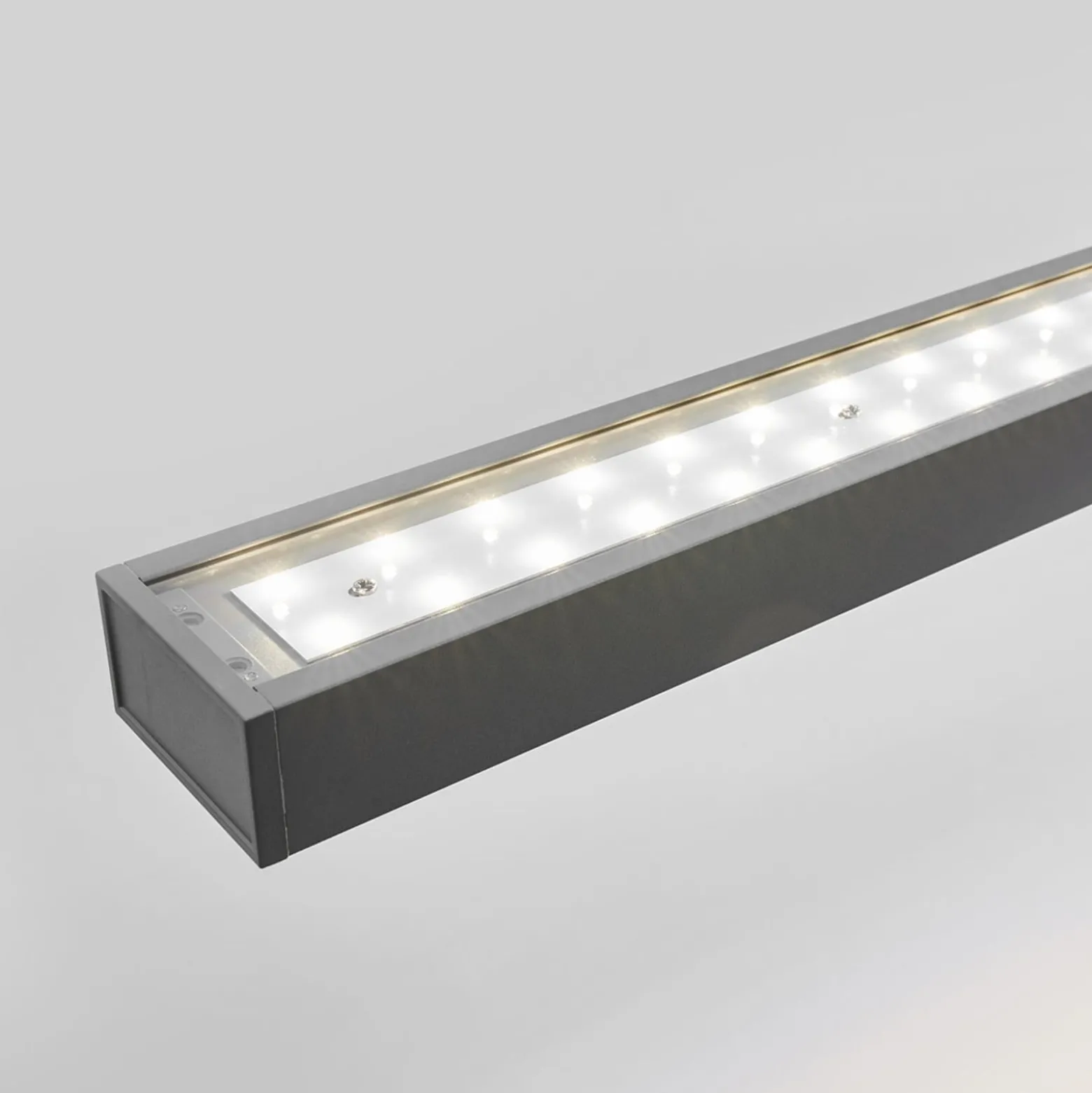 Arcchio LED toimisto-riippuvalaisin Jolinda, hopea, 118cm, ylös/alas, ylös/alas