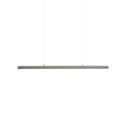 Arcchio LED toimisto-riippuvalaisin Jolinda, hopea, 118cm, ylös/alas, ylös/alas