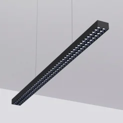 Arcchio LED toimisto-riippuvalaisin Jolinda, musta, 118cm, ylös/alas,