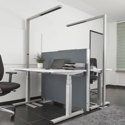 Arcchio LED-toimistovalaisin Jolinda, 2 kpl, hopea, 4000 K
