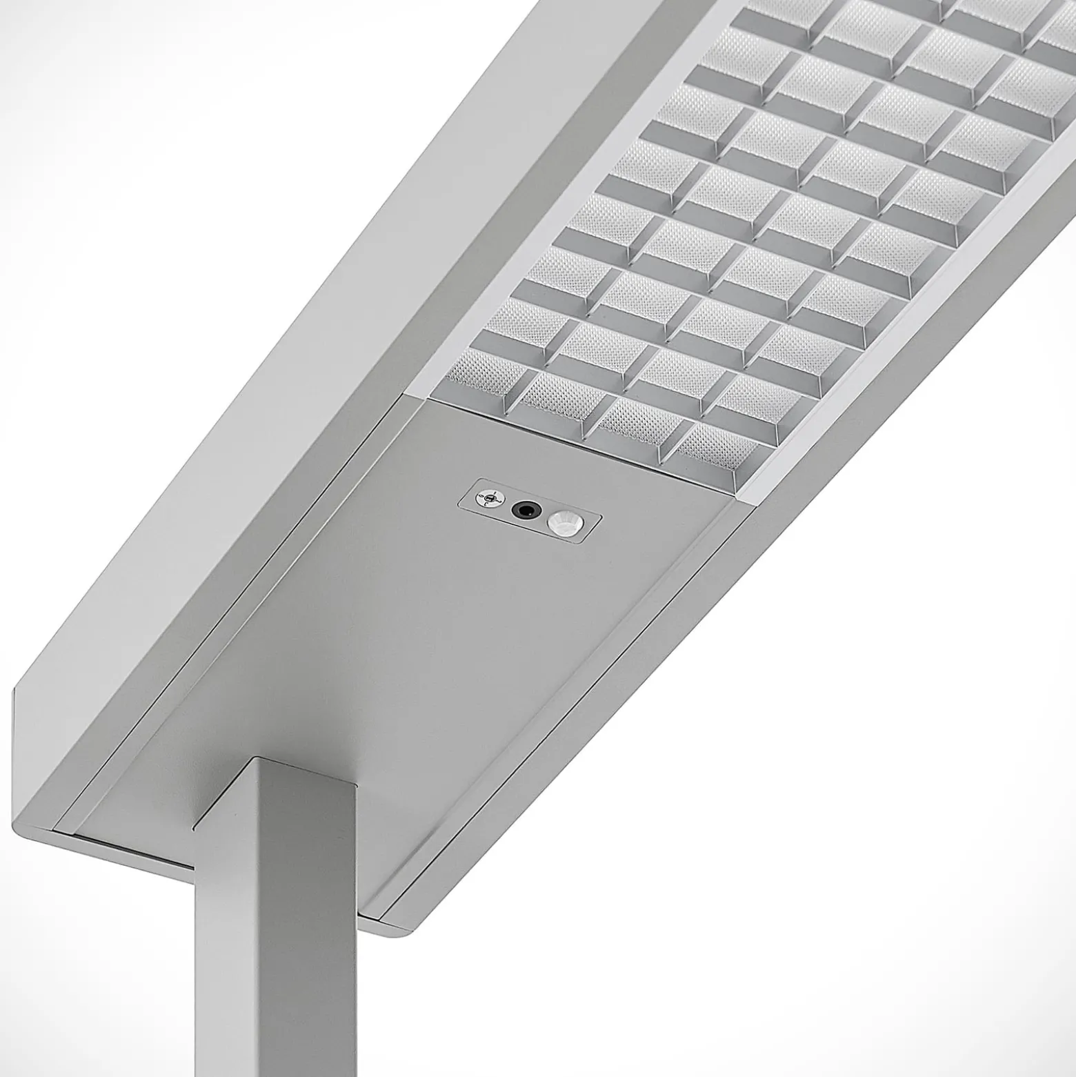 Arcchio LED-toimistovalaisin Susi, hopea, anturi, himmennin, CCT-arvo