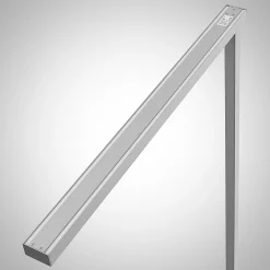 Arcchio LED toimistovalaisin Tamilo, hopea, metalli, 194cm