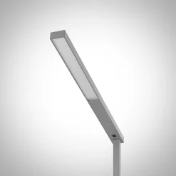 Arcchio LED toimistovalaisin Tamilo, hopea, metalli, 194cm