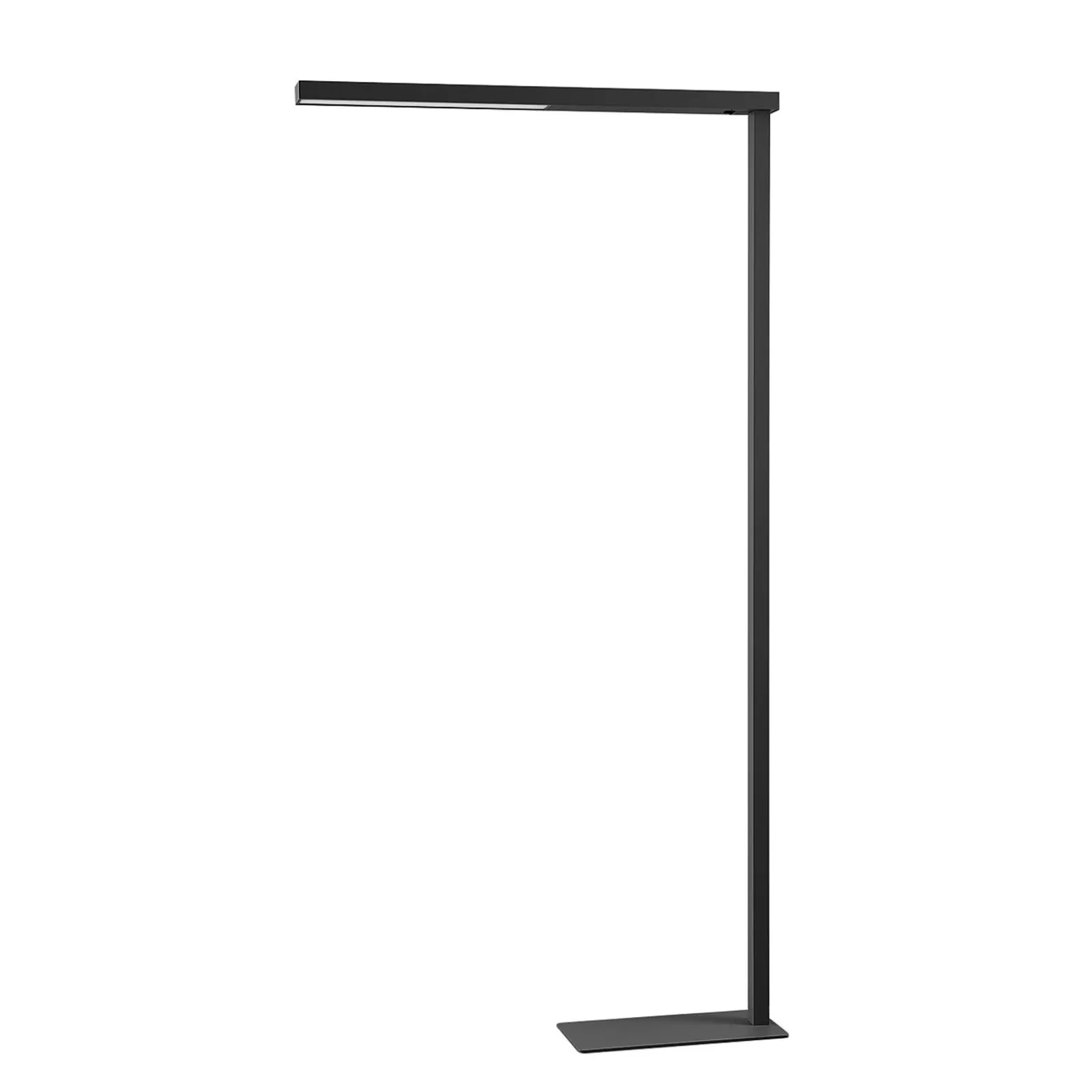 Arcchio LED toimistovalaisin Tamilo, musta, metalli, 194cm