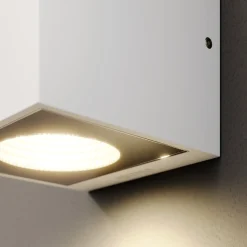Arcchio LED-ulkoseinälamppu Tassnim, 1-lamppuinen, valkoinen, IP65