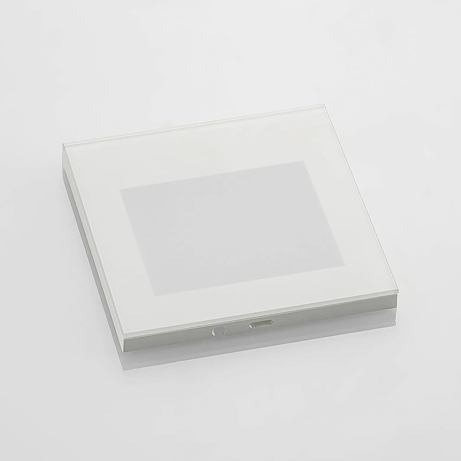 Arcchio LED upotettava seinävalaisin Zamo, valkoinen, 11 cm, metalli, IP65