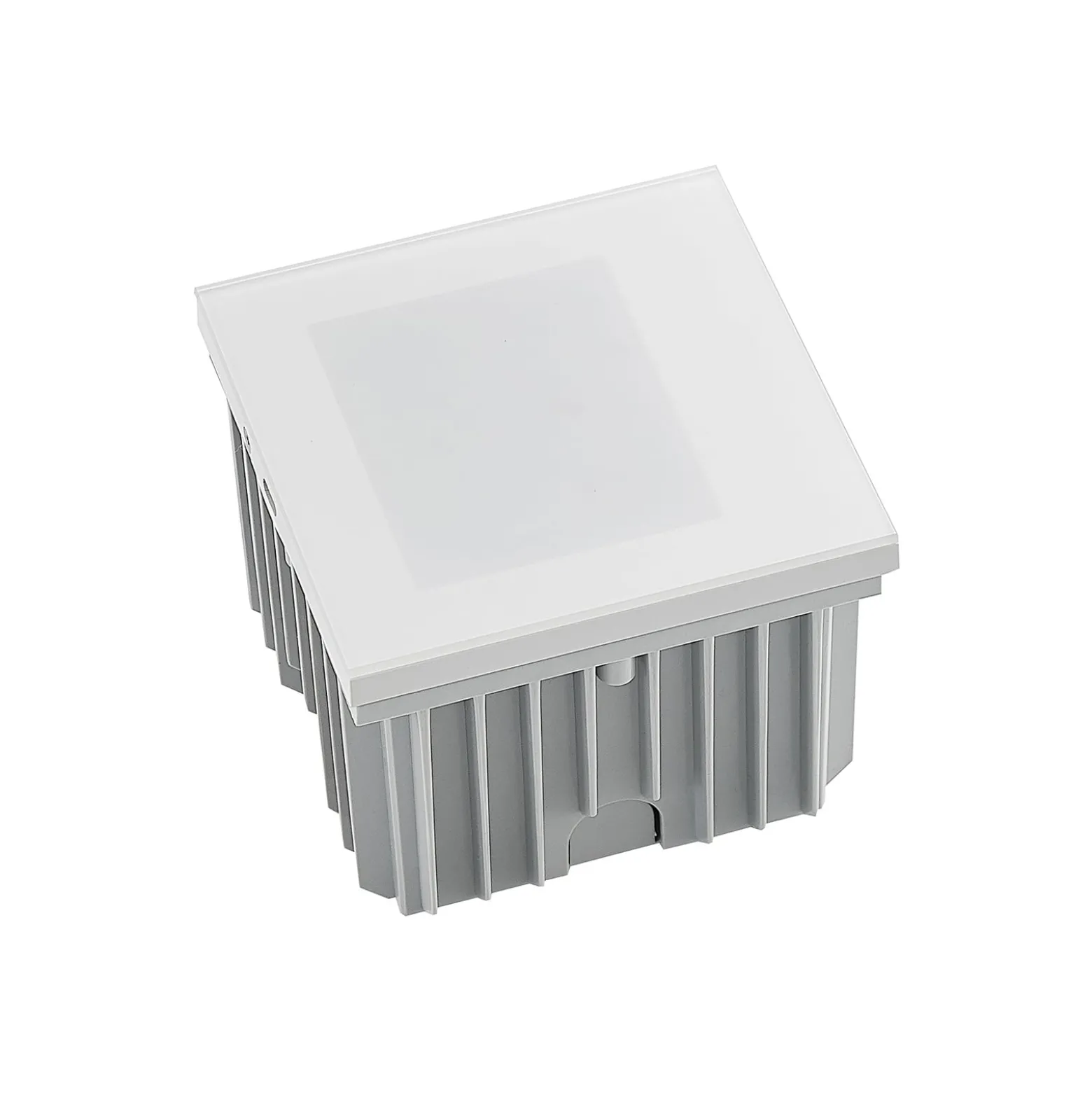 Arcchio LED upotettava seinävalaisin Zamo, valkoinen, 11 cm, metalli, IP65