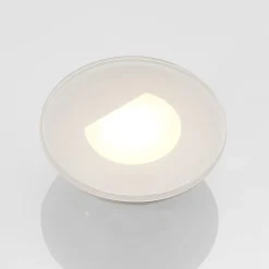 Arcchio LED uppoasennusvalaisin Vexi, Ø 7,8 cm, valkoinen, alumiini, CCT-arvo