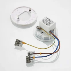 Arcchio LED uppoasennusvalaisin Vexi, Ø 7,8 cm, valkoinen, alumiini, CCT-arvo